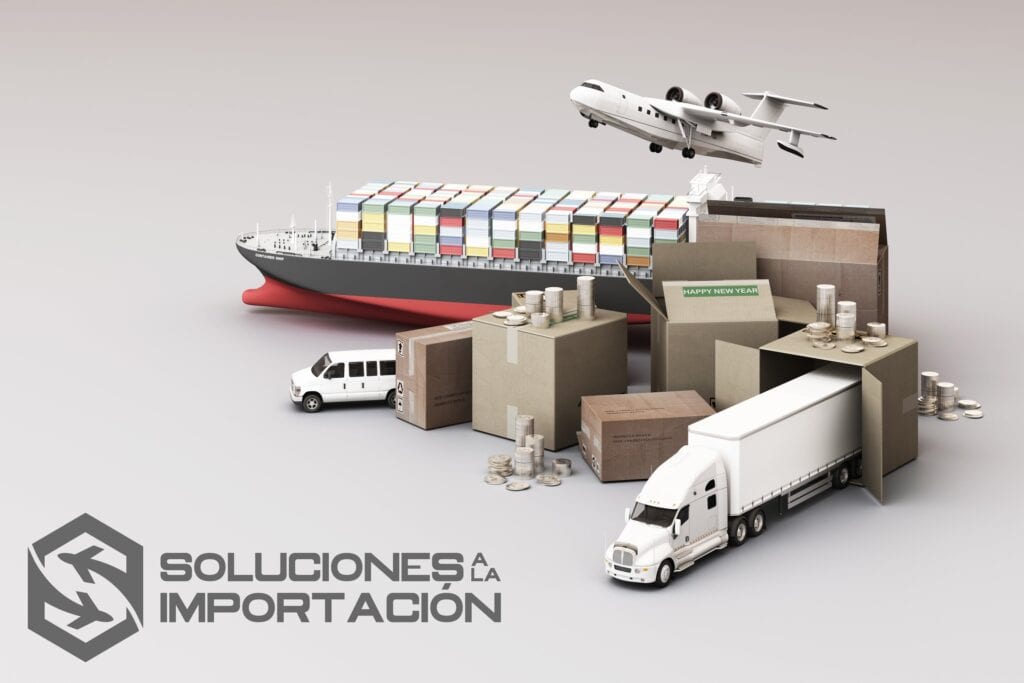 Distintos tipos de transporte que se pueden utilizar en una importación